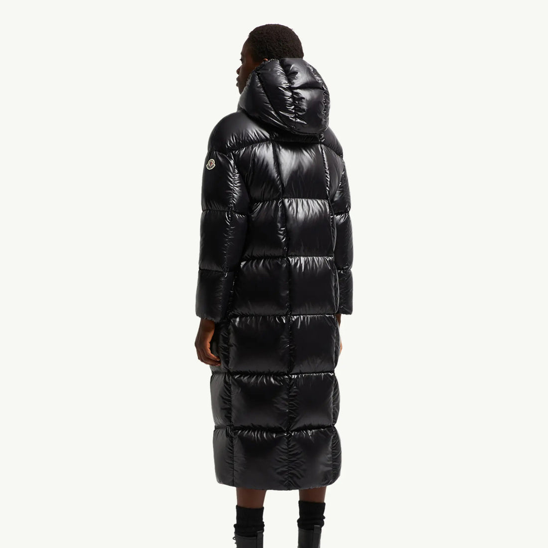 Moncler Parnaiba Men's And Women's Winter Fashion Casual Solid Color Nylon White Goose Down Hooded Long Down Jacket #78769