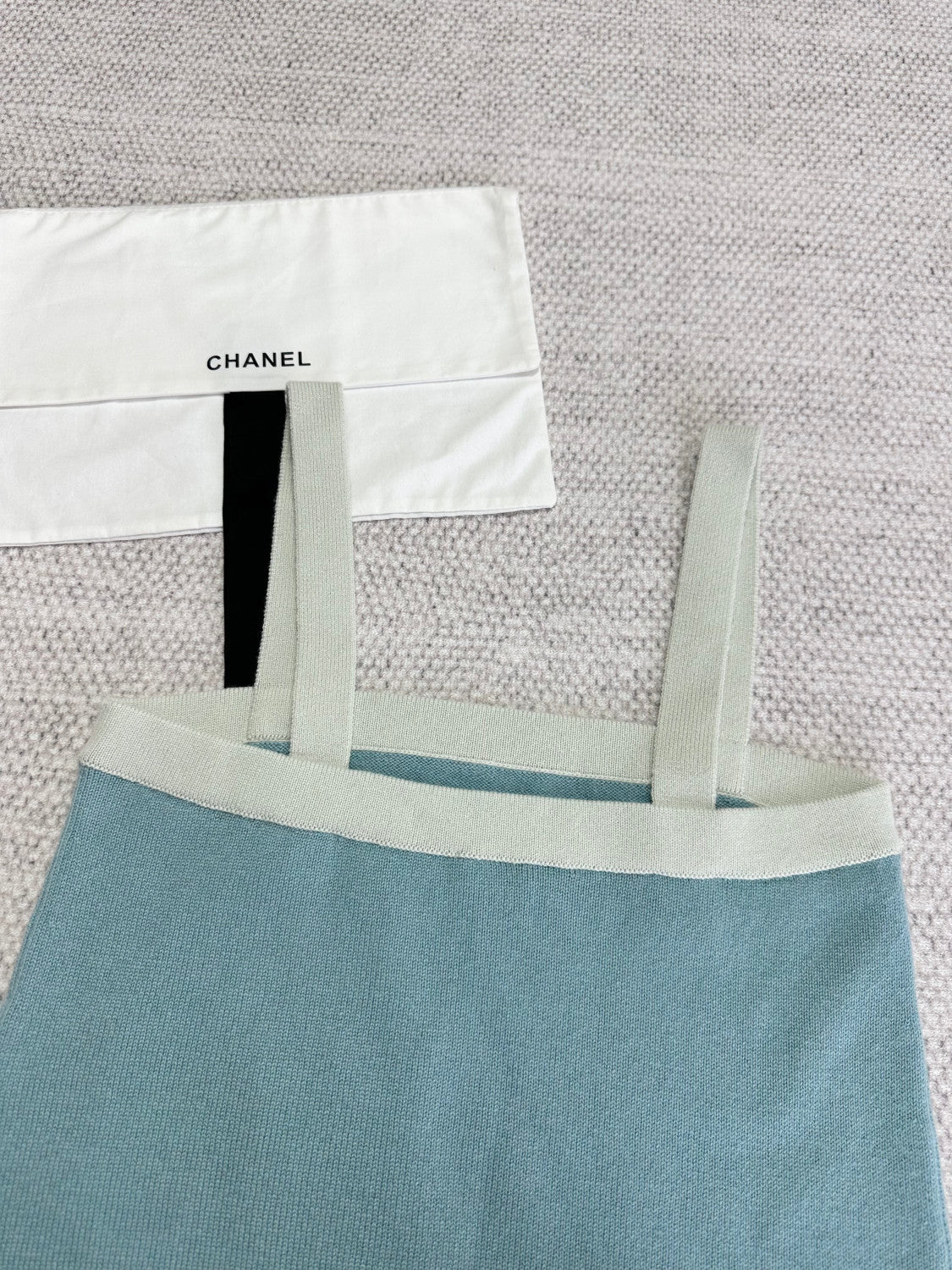 Chanel Women's Cashmere Knitted Suspender Belt #321112