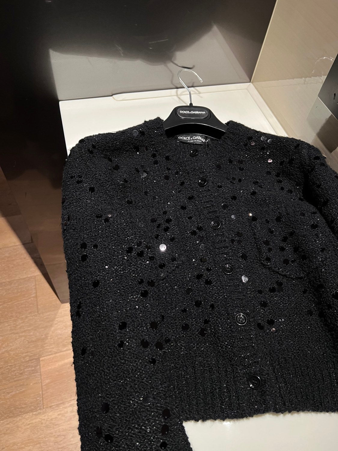 Dolce Gabbana Women's Wool blend Cardigan in Black #333095