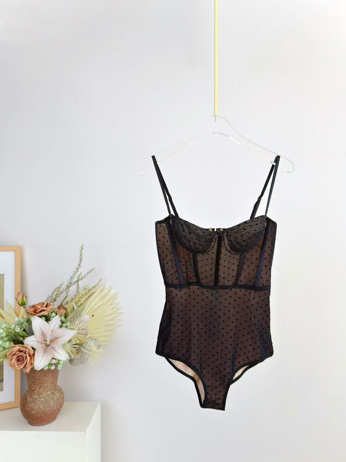 Zimmermann Dot Bodysuit Black #336152