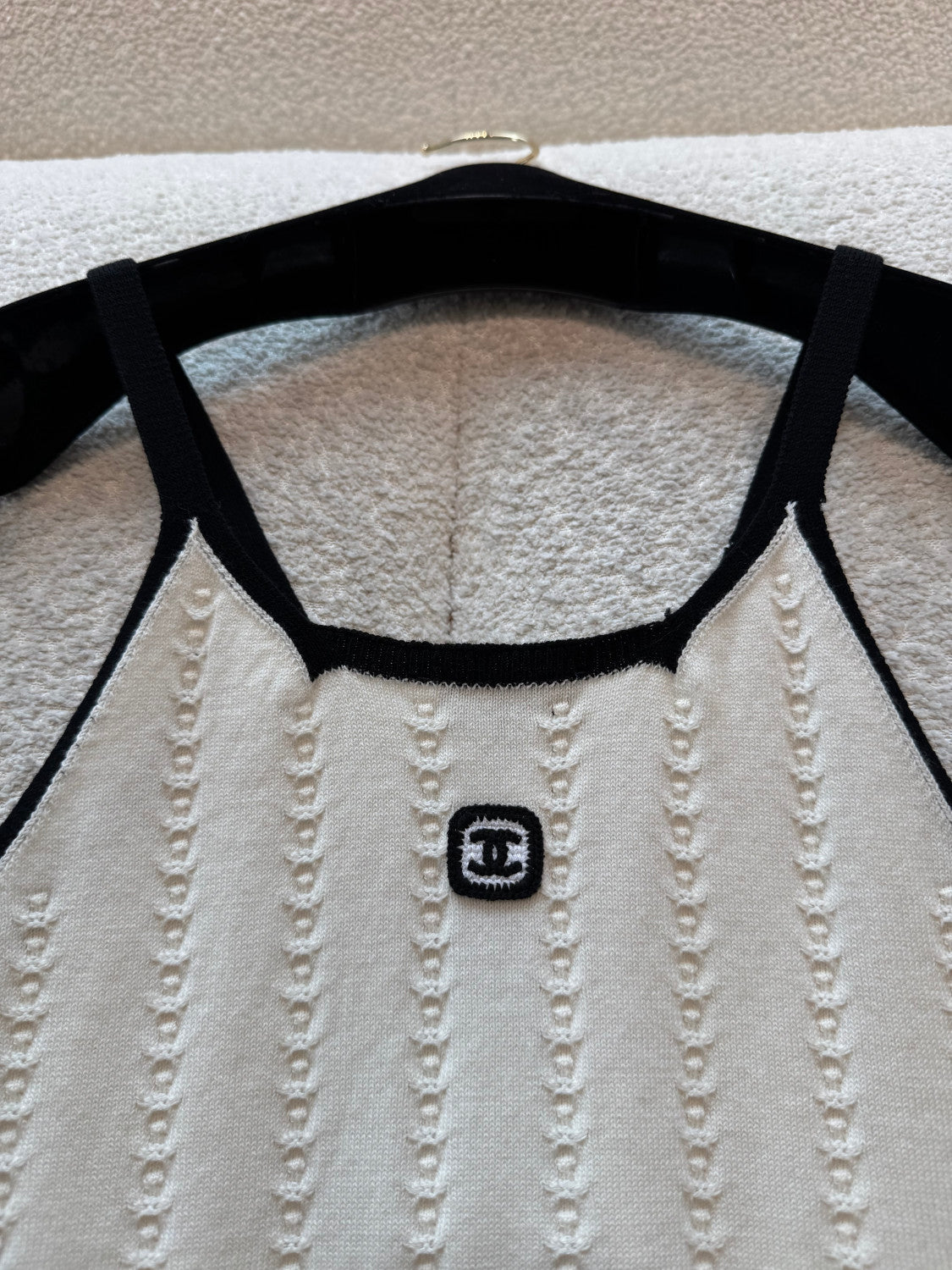 Chanel Wool Knitted Suspender Belt #377393