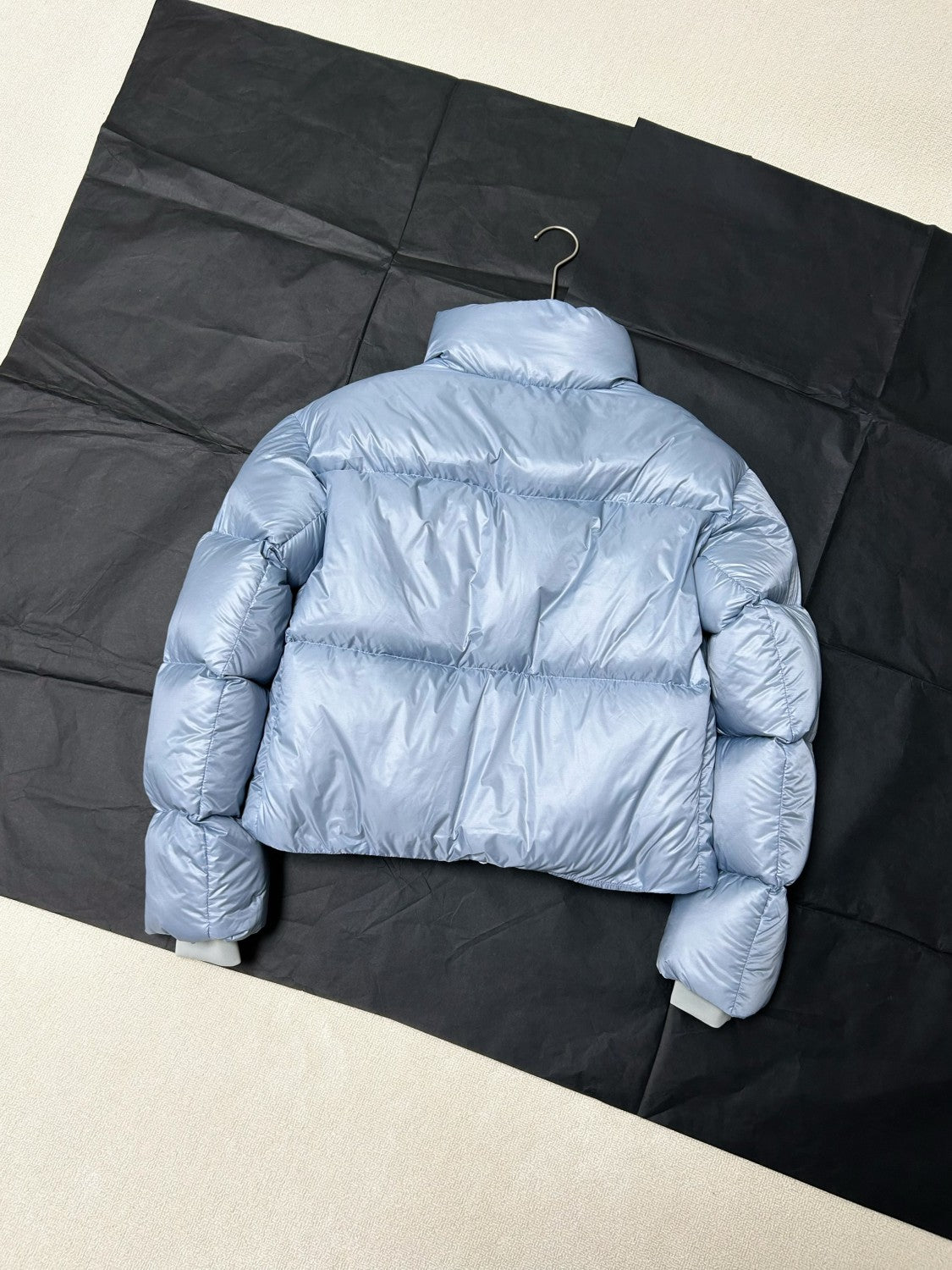Canada Goose Cypress Cropped Puffer White Label Stand Collar Long Sleeve Glossy Windproof Waterproof Casual Lightweight Short Down Jacket #332228