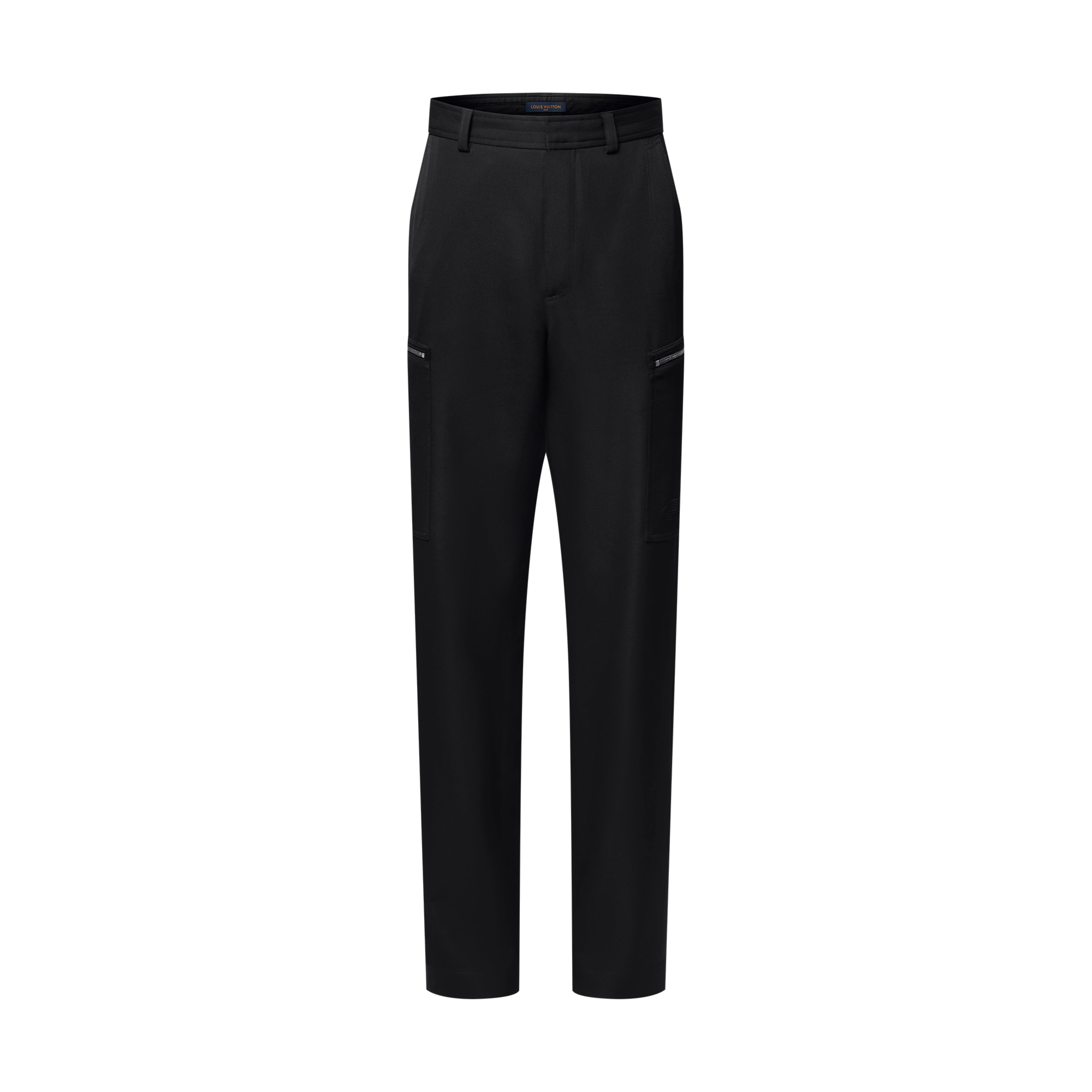 Louis Vuitton Men's Fashion Classic Solid Color Sheepskin Wool Embroidered Work Pants #78828