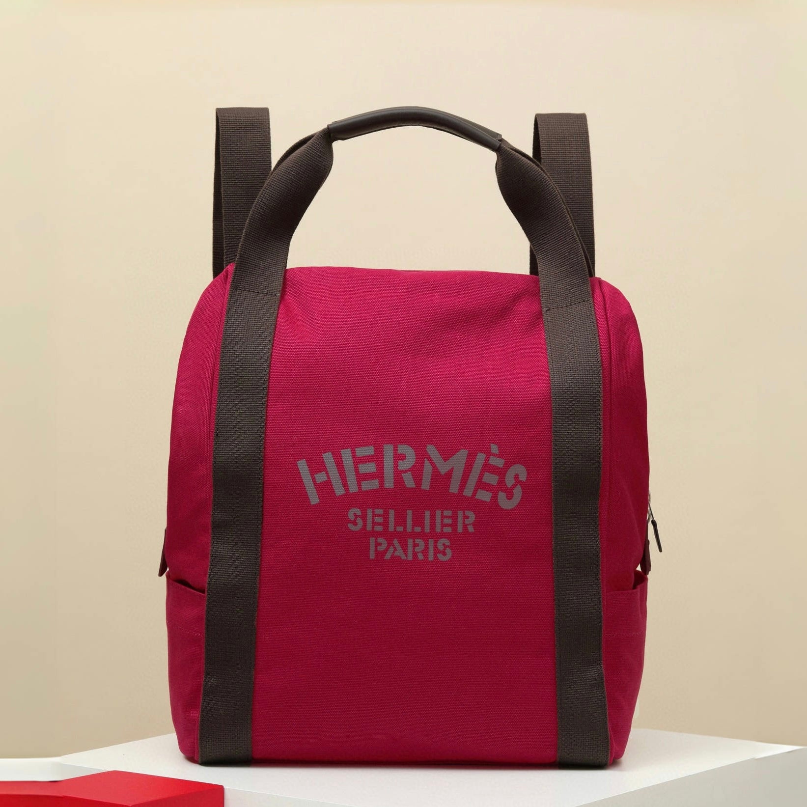 Hermes Men's wear and Women's Fashion Casual Patterned Print Color-Block Backpack Bag Bags #78792
