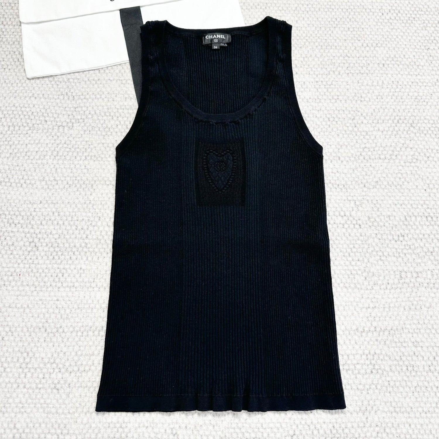 Chanel Women's Summer Fashion Casual Crew Neck Sleeveless Combed Cotton Yarn Knit Tank Top Vest #78775