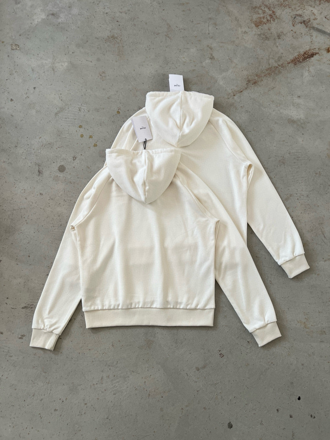 Celine Men's And Women's Spring/fall Fashion Casual Solid Color Hooded Pullover Logo Print Oversized Long Sleeve Sweatshirt #79532