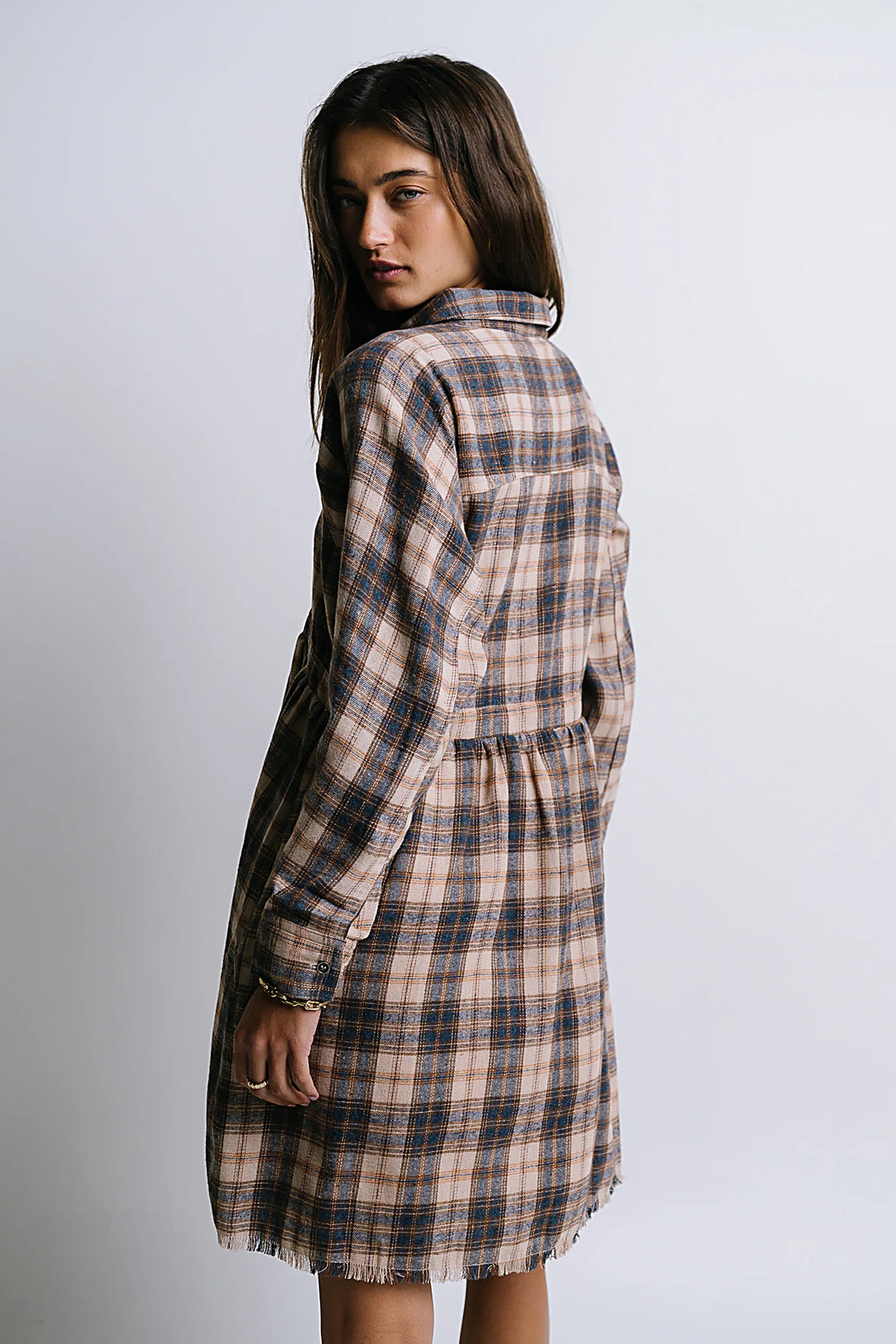 Karrie Plaid Mini Dress