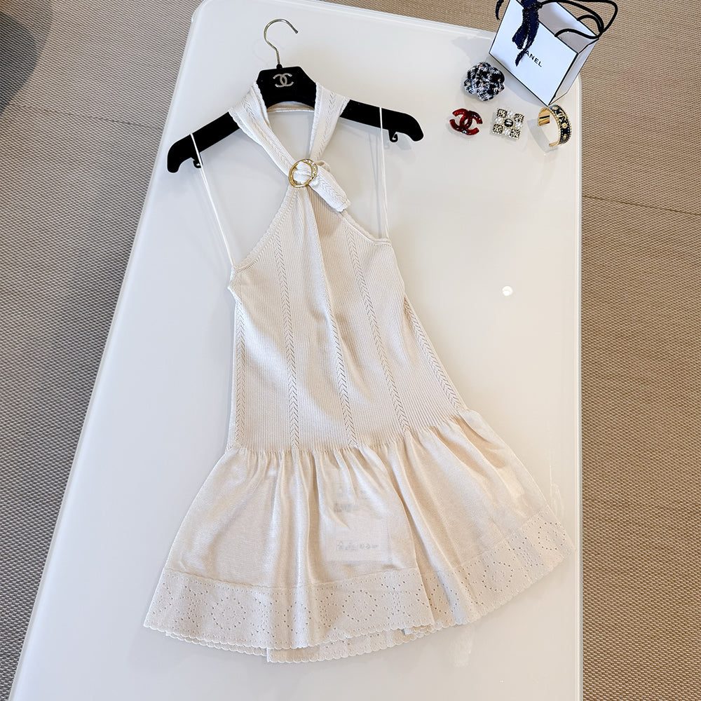 Chanel Top Silk Black White #335459