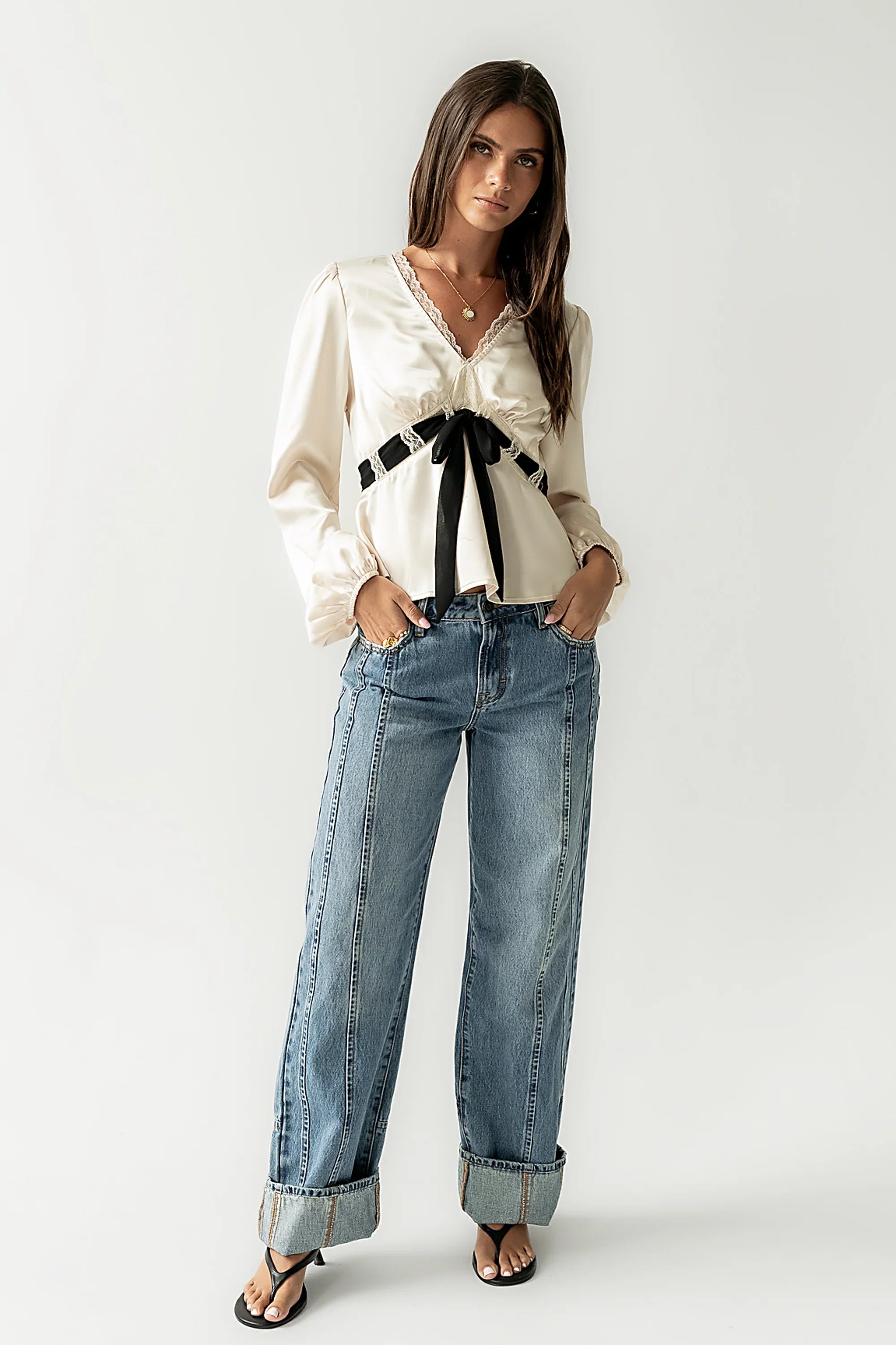 Margot Satin Blouse