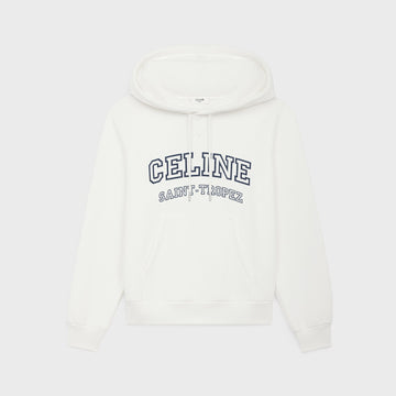 Celine Men's And Women's Spring/fall Fashion Casual Solid Color Hooded Pullover Logo Print Oversized Long Sleeve Sweatshirt #79532