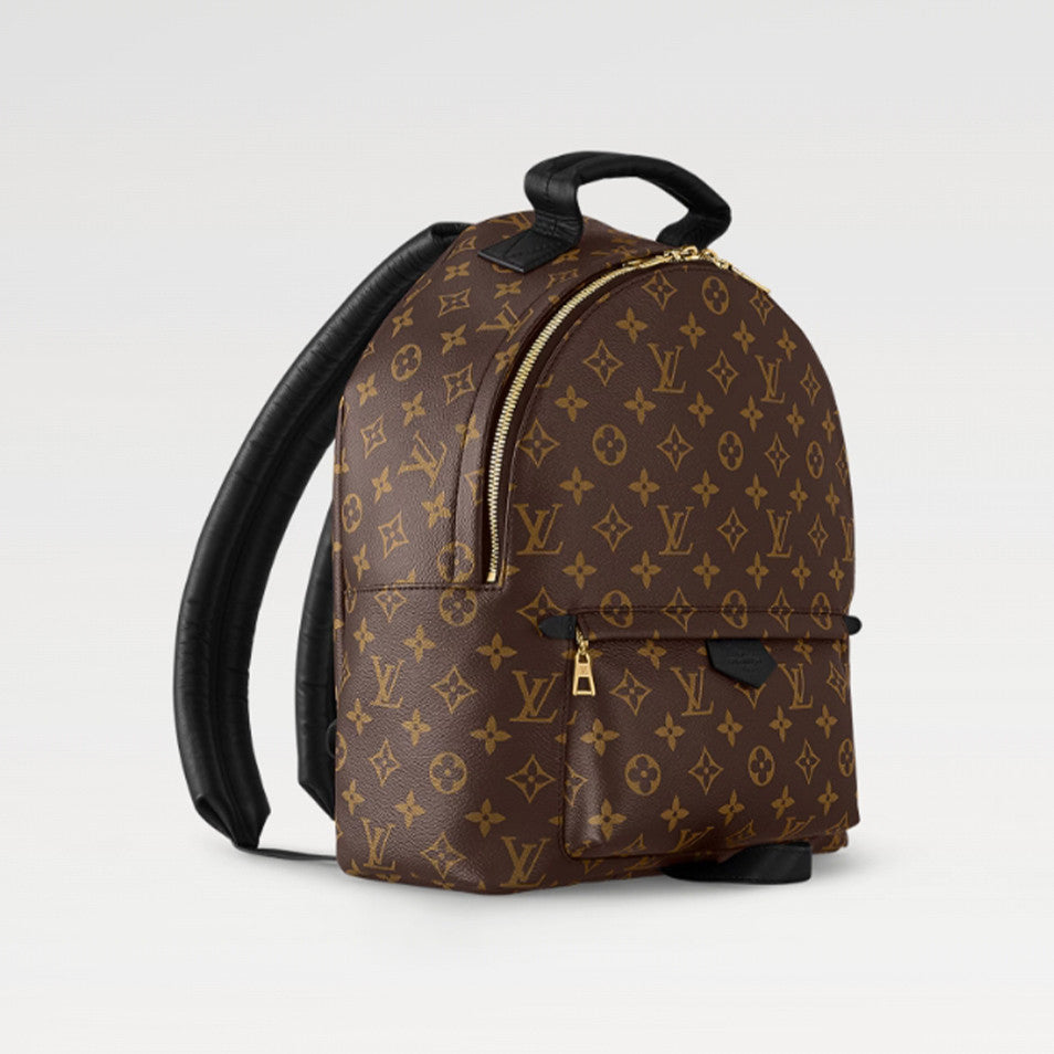 Louis Vuitton Women's Palm Springs Medium Shoulder Bag Logo Printed Zipper Closure Cowhide Backpack Solid Color Casual Bags #71874