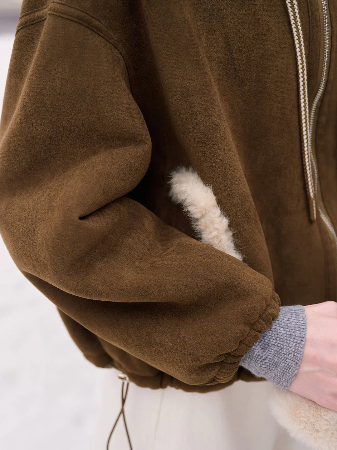Emberlynn Shearling Short Coat