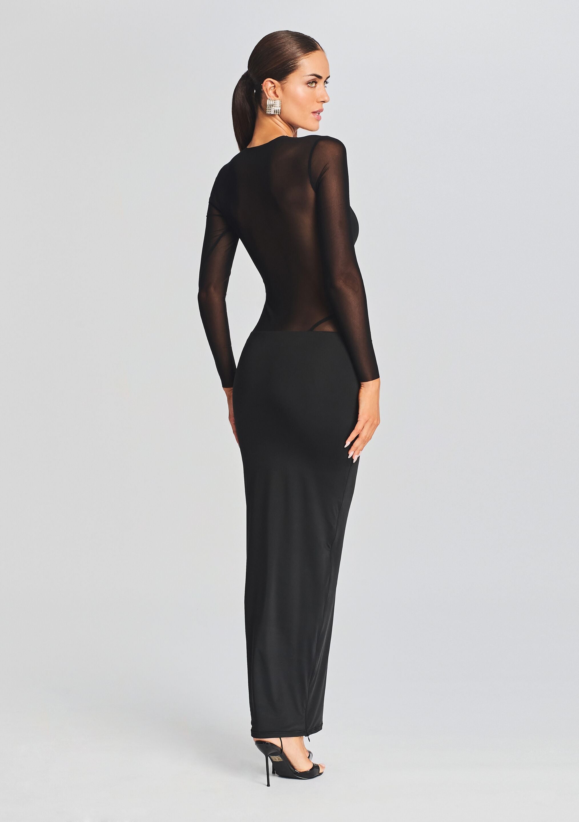 Silver Maxi Dress