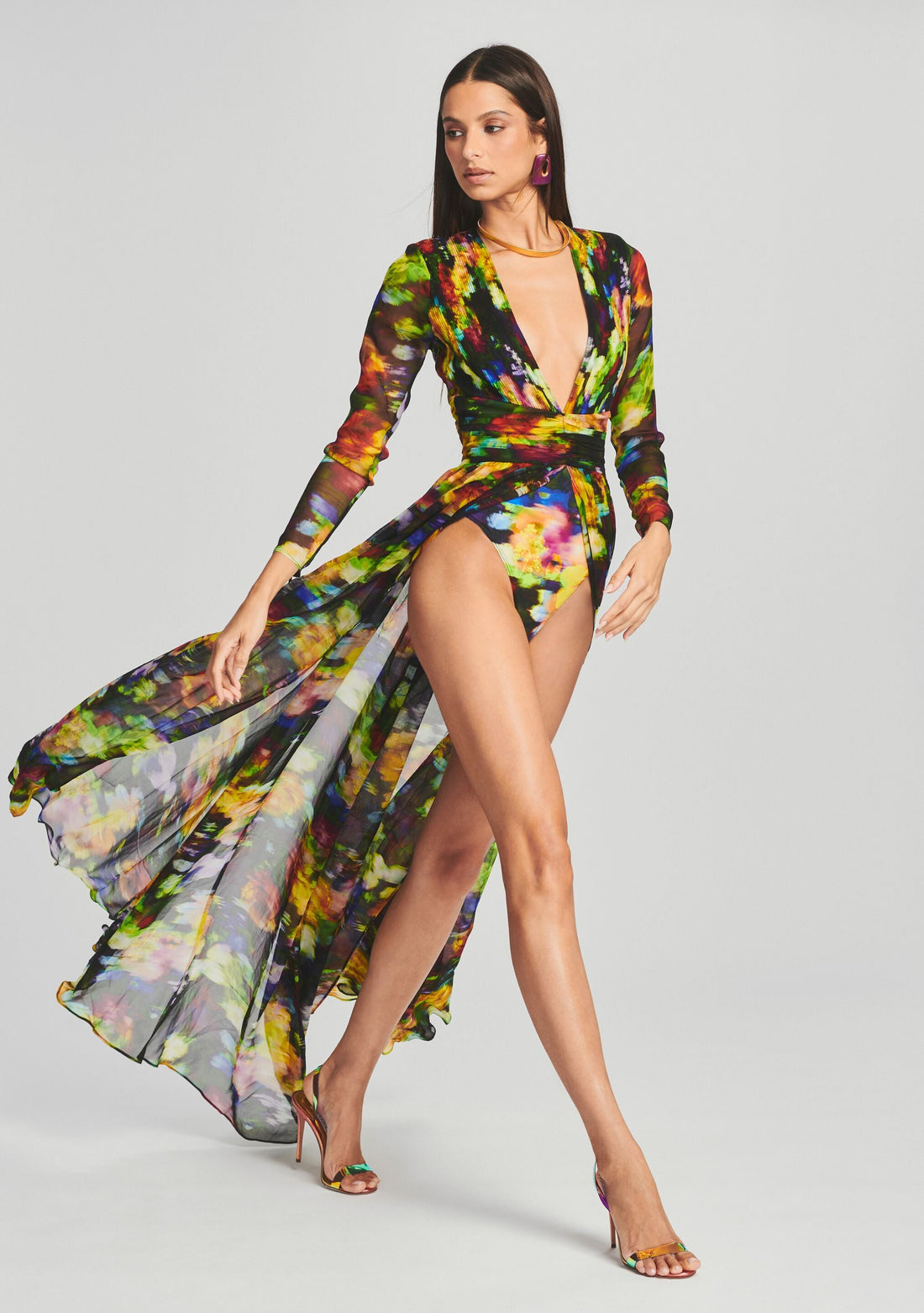 Angela Silk Chiffon Dress