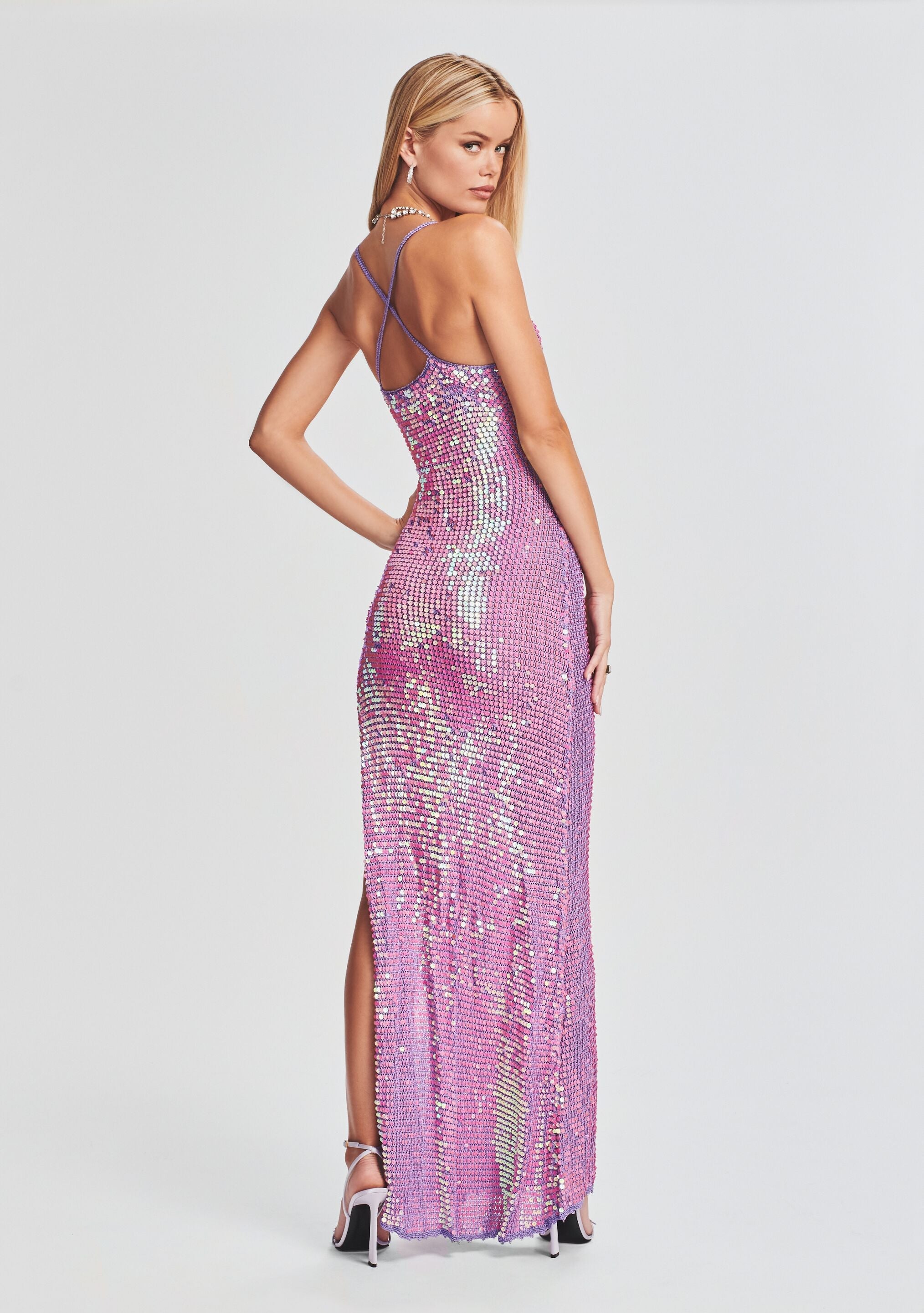 Marie Sequin Crochet Dress