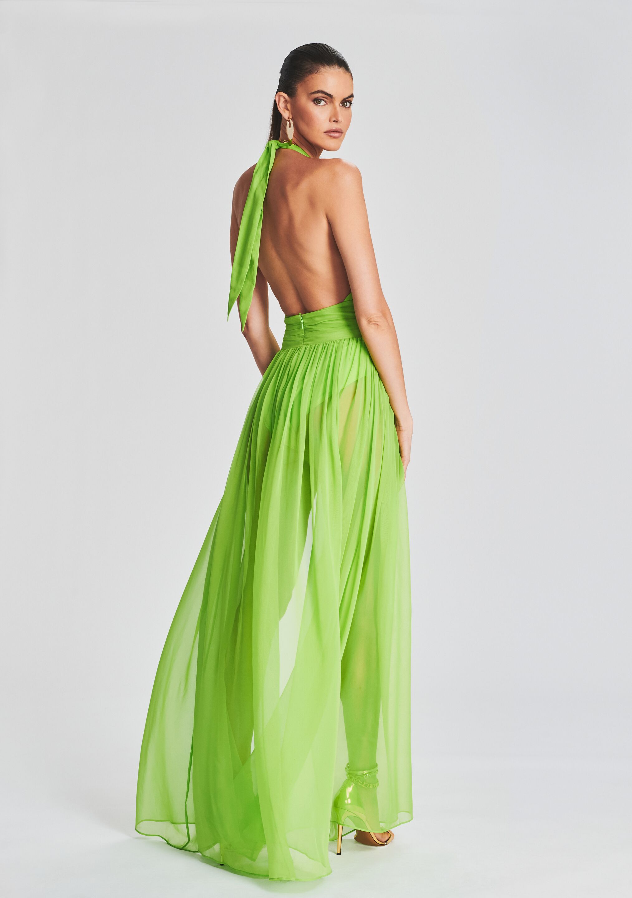 Zion Silk Chiffon Dress