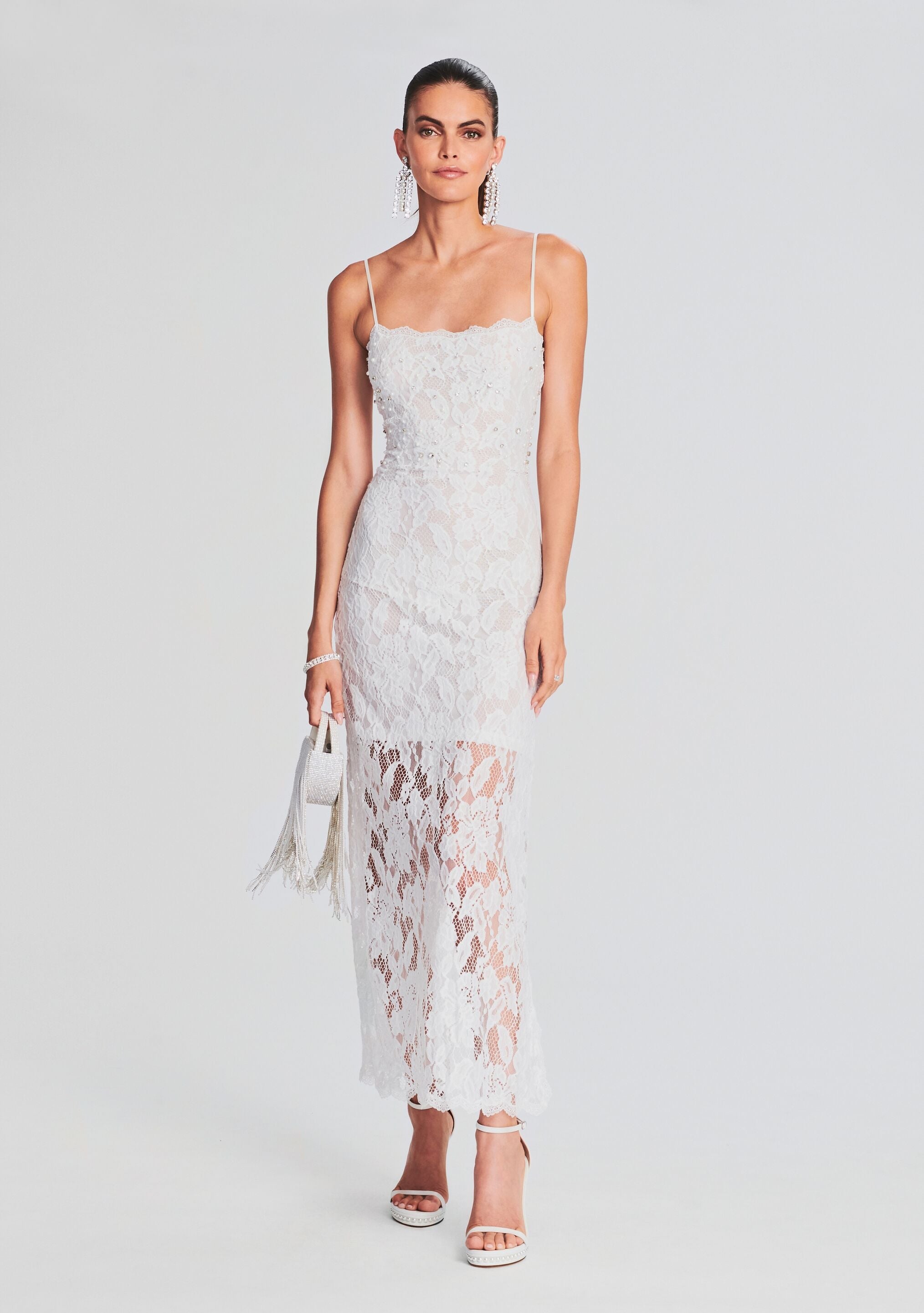 Reet Lace Midi Dress