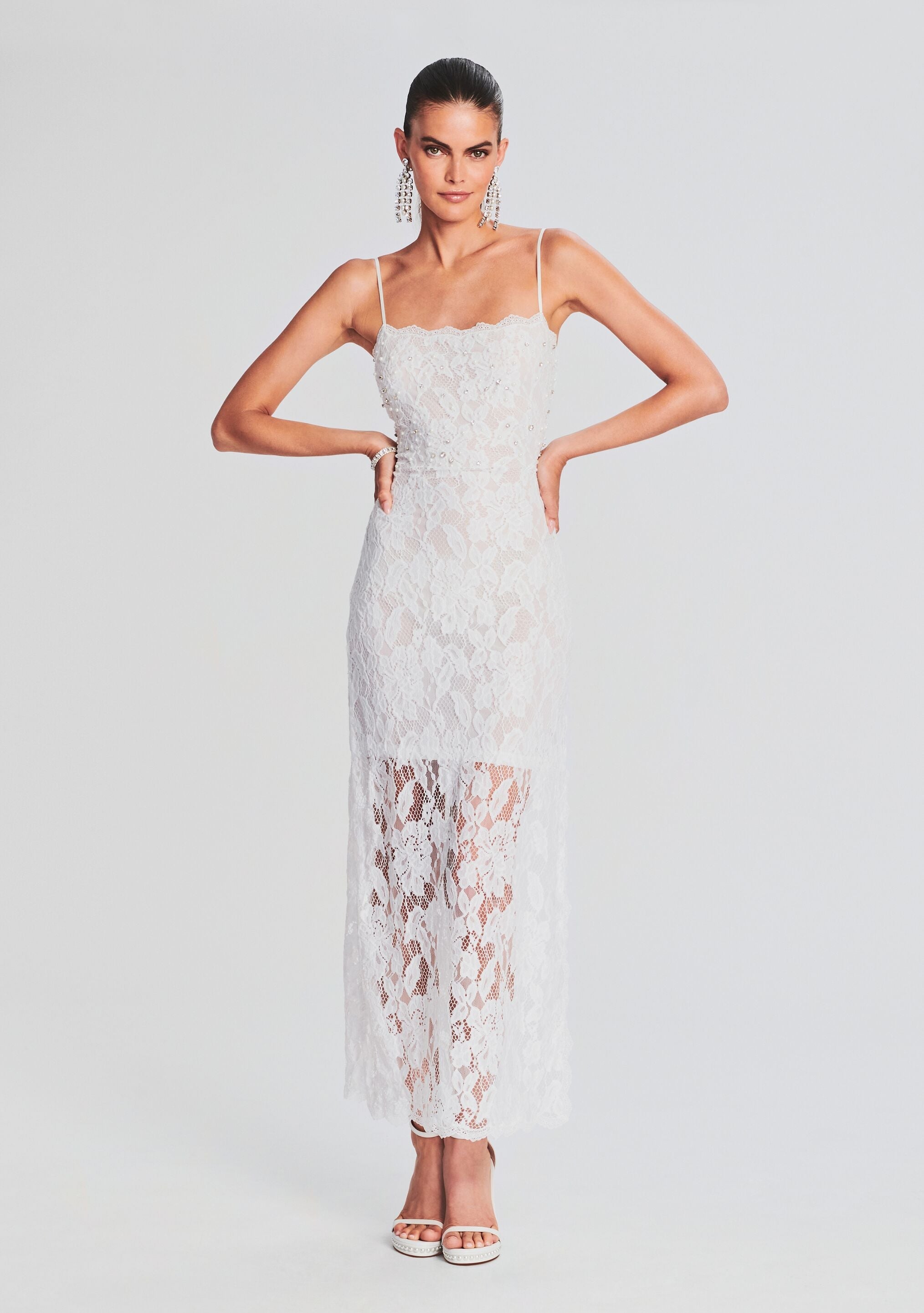 Reet Lace Midi Dress