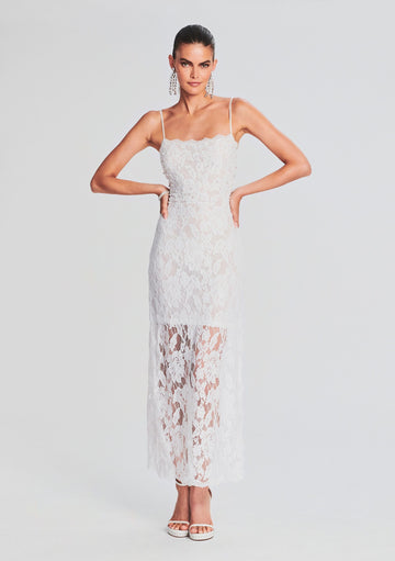 Reet Lace Midi Dress