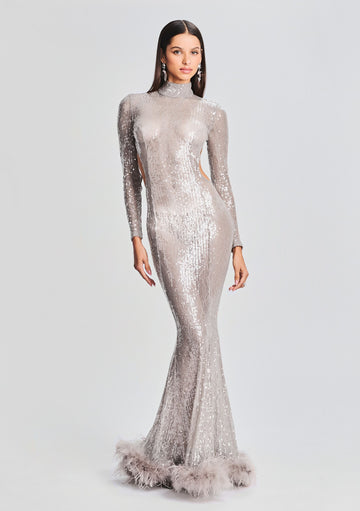 Lenora Sequin Embellished Dress