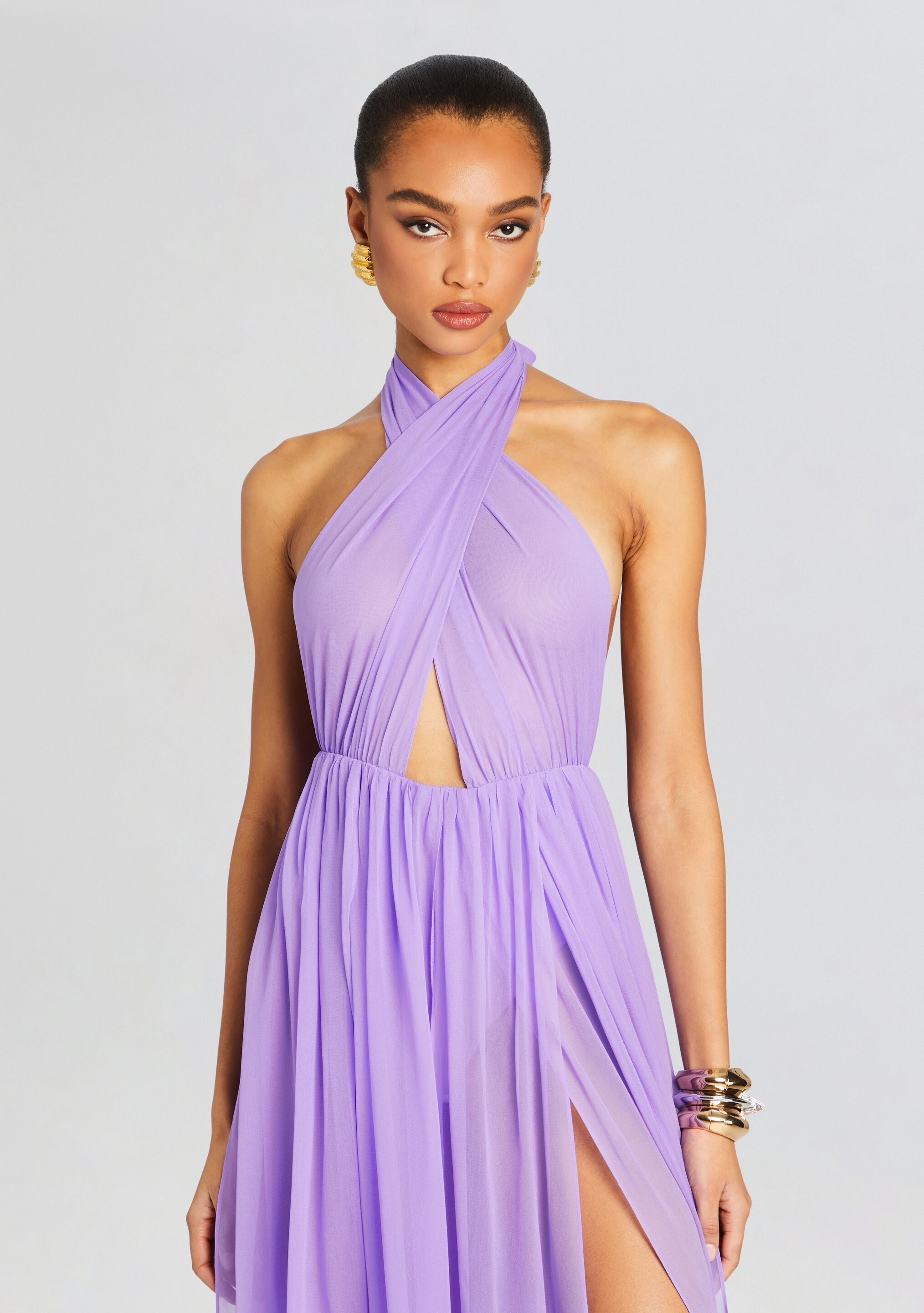 Ina Silk Chiffon Dress