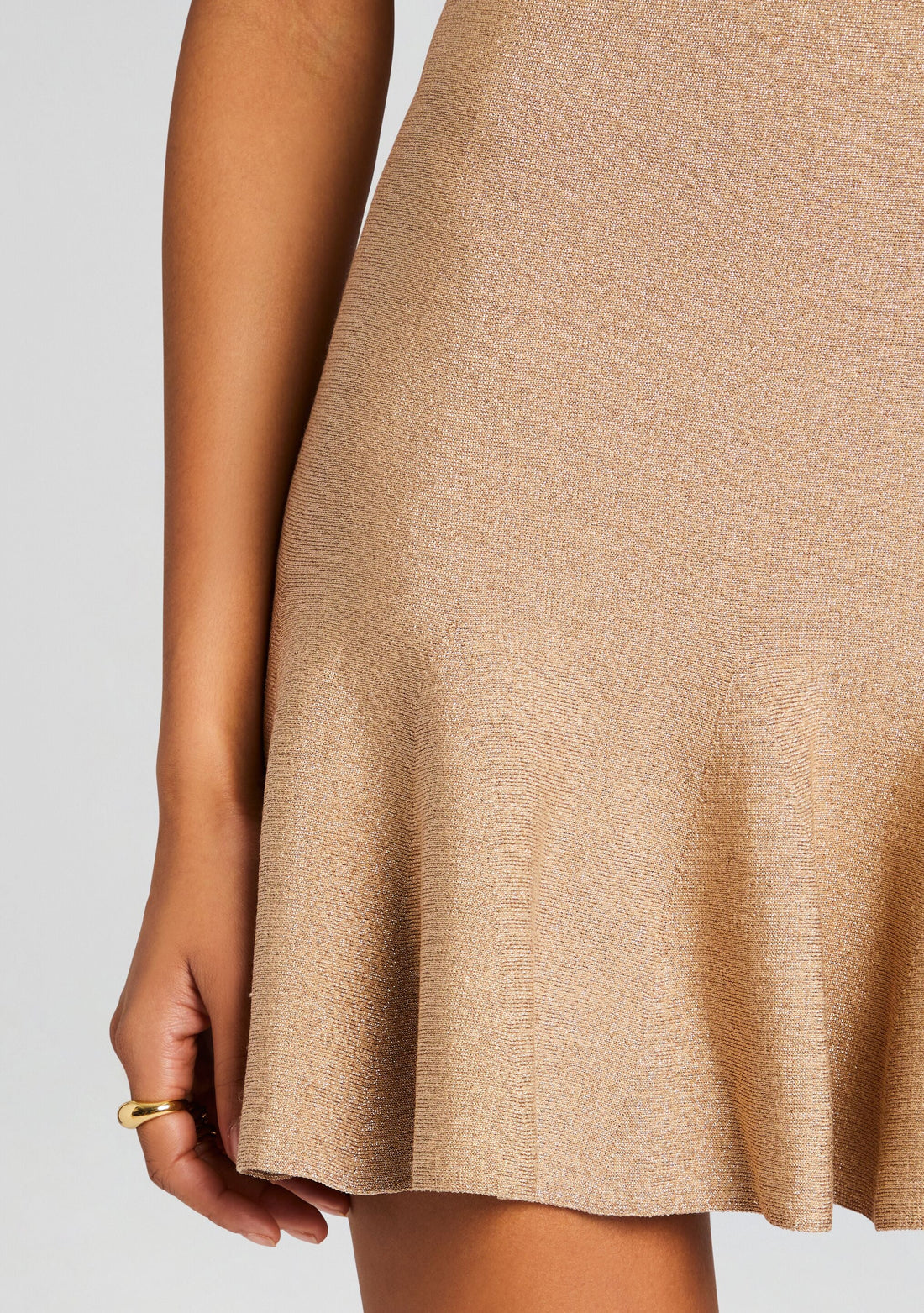 Luca Metallic Knit Dress