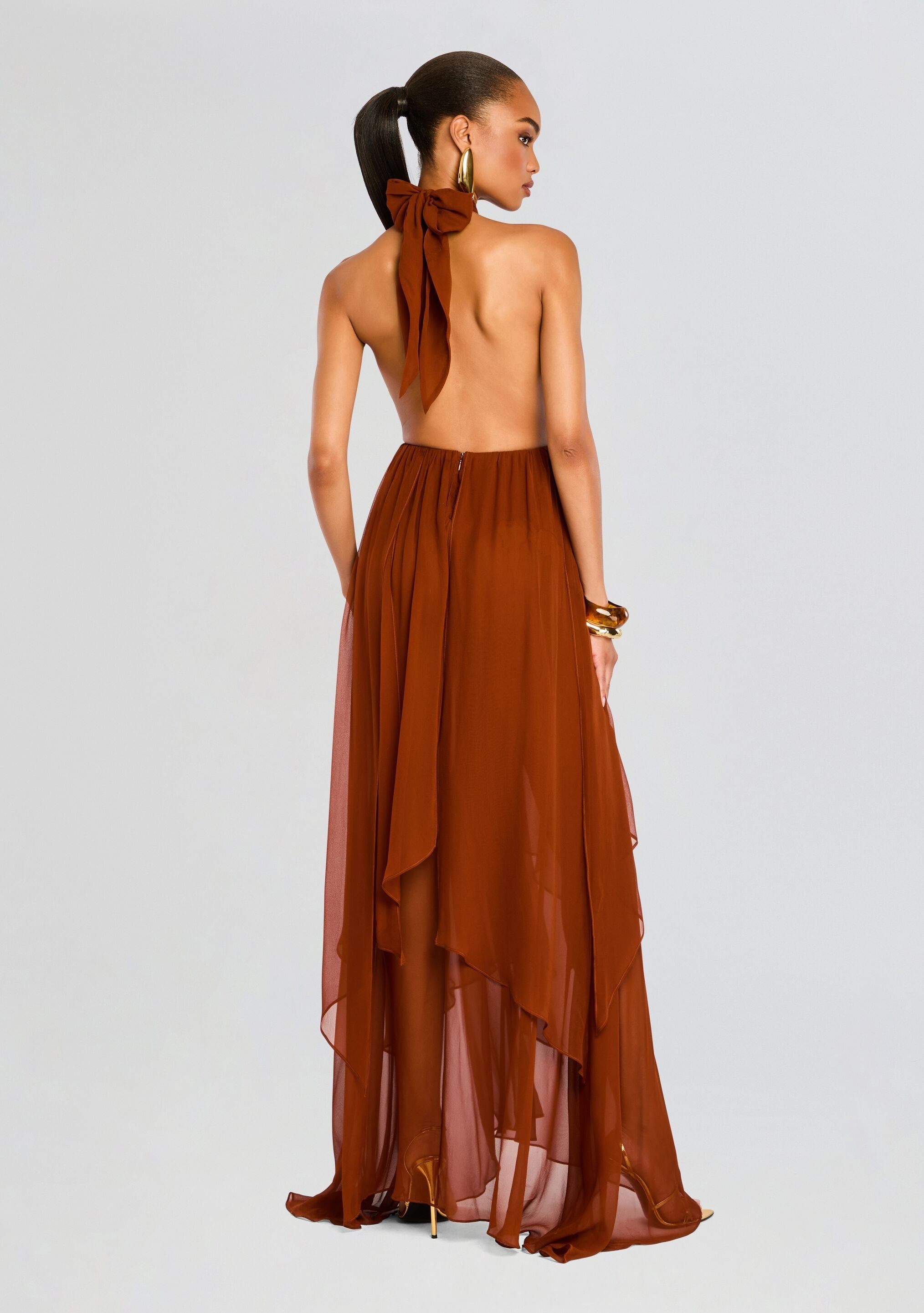 Ina Silk Chiffon Dress