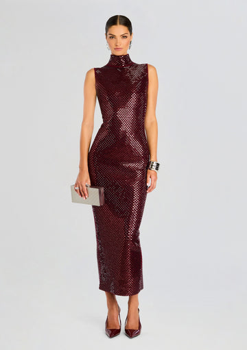 Lust Embellished Knit Dress