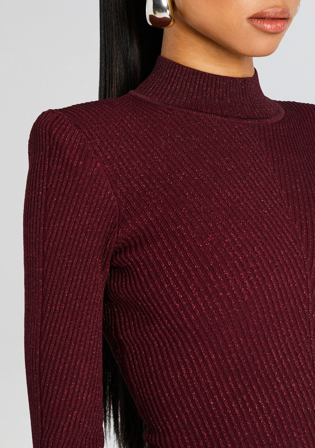 Sydonie Metallic Knit Dress