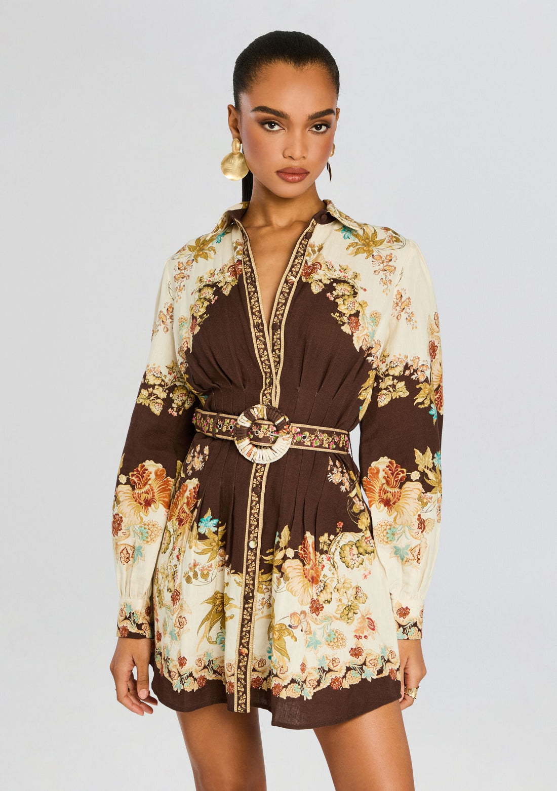 Rohi Short Dress w/ Belt