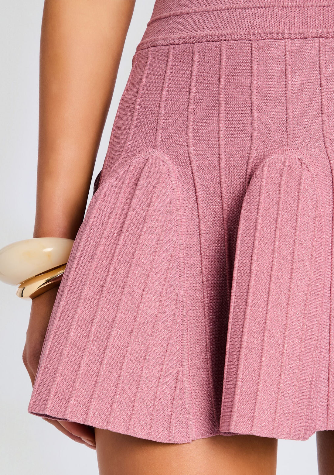 Audrina Metallic Knit Dress