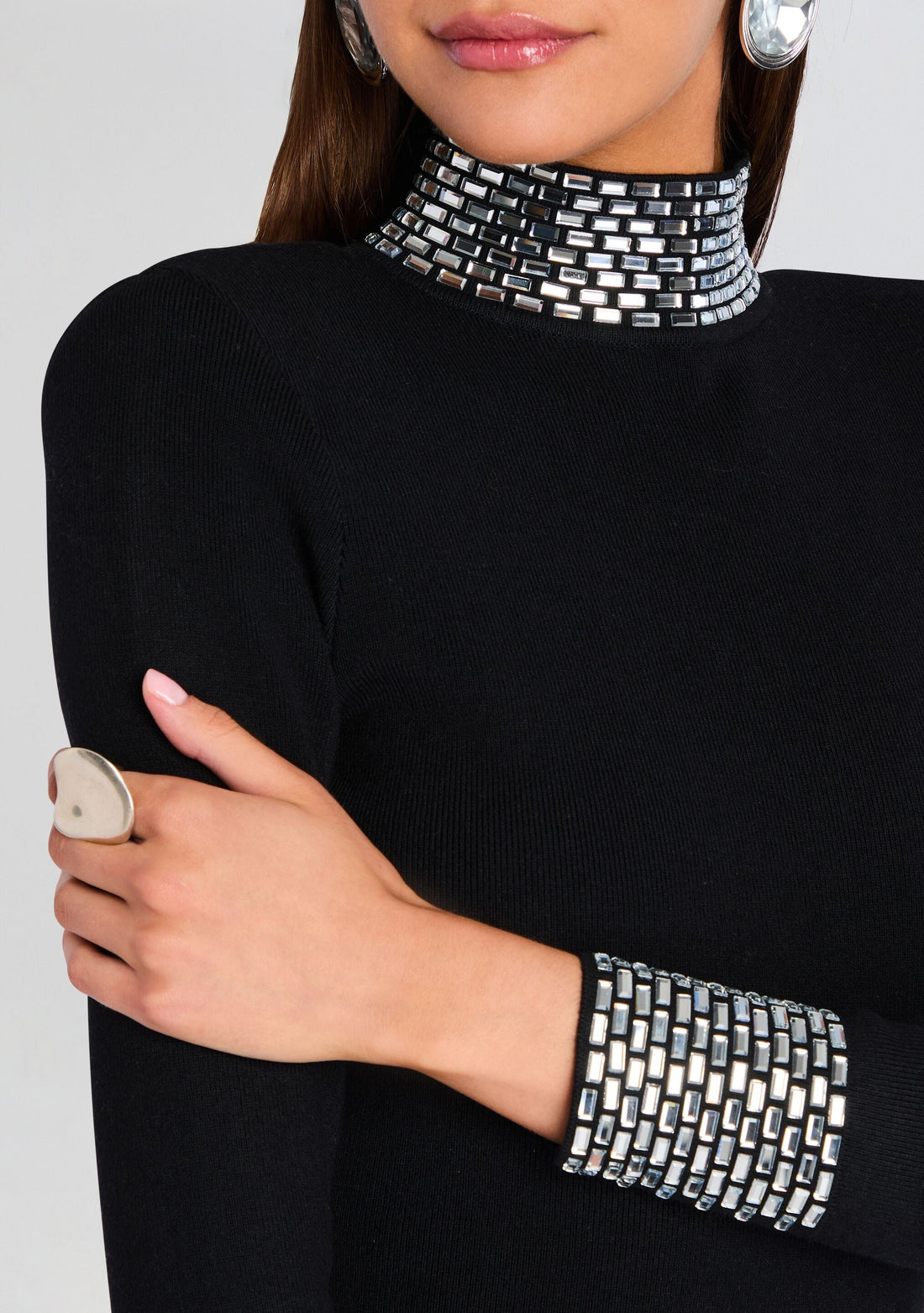 Corinth Embellished Knit Dress