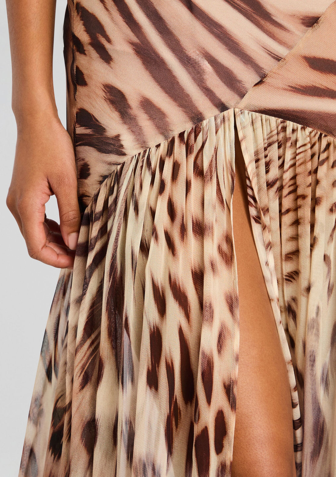 Nicole Silk Chiffon Dress