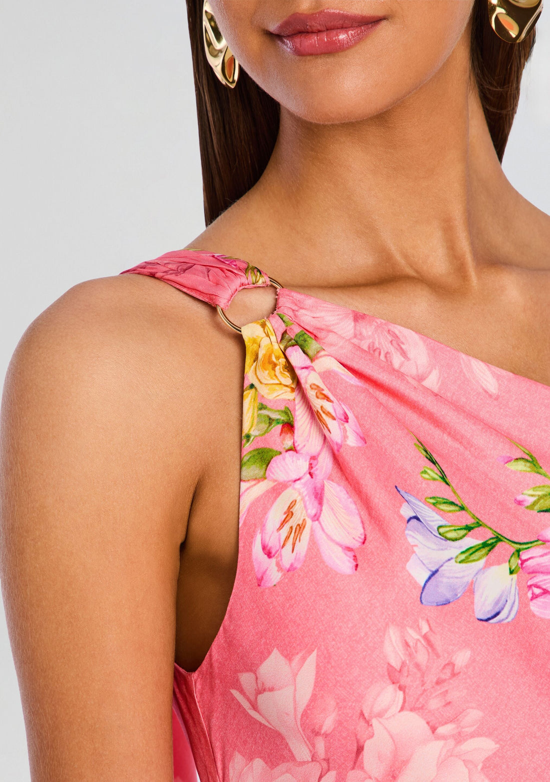 Avya One Shoulder Sash Dress