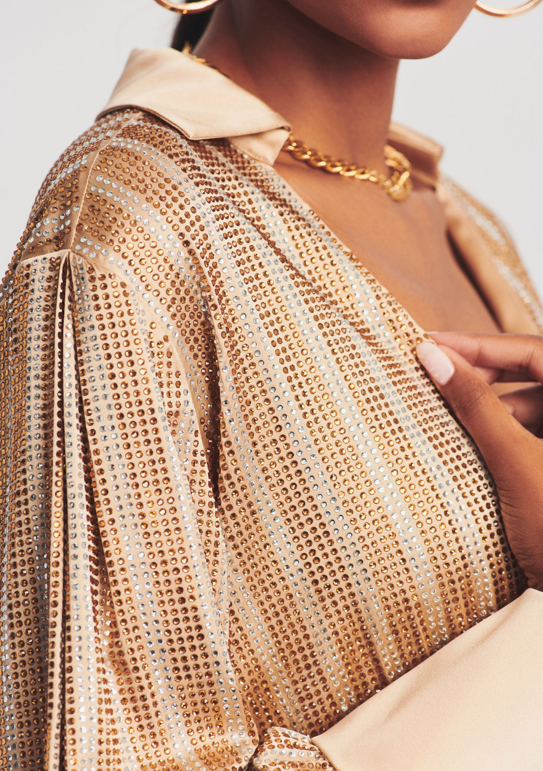 Oliver Embellished Silk Dress
