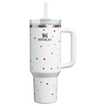 Stanley 40 oz Stainless Steel H2.0 FlowState Quencher Tumbler Starry Sparkle