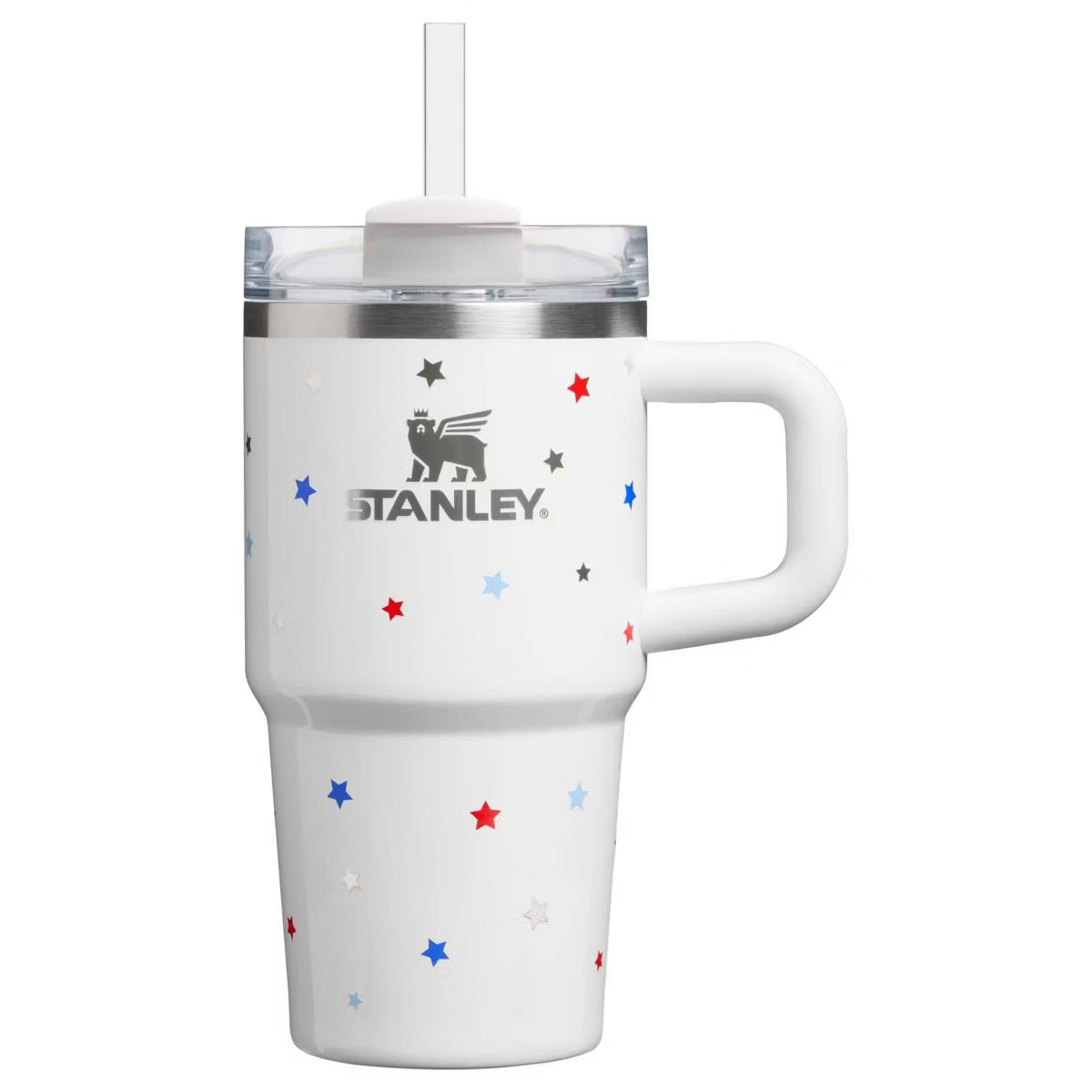 Stanley 20 oz Stainless Steel H2.0 FlowState Quencher Tumbler Blue Starry Stripes