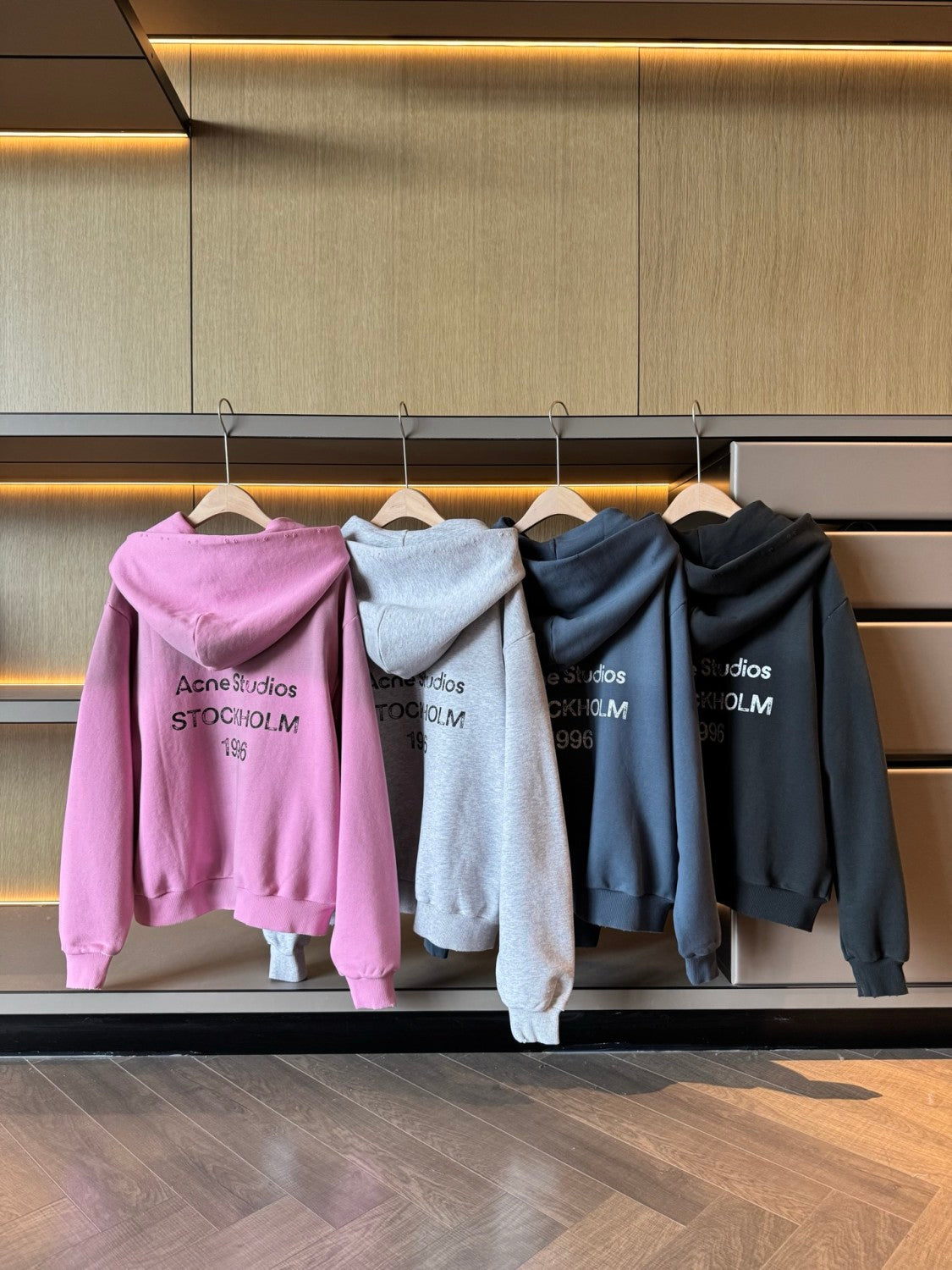 Acne Studios Men's And Women's Spring/fall Fashion Casual Pullover Hoodie With Letter Print Oversized Long Sleeve Sweatshirt #79335