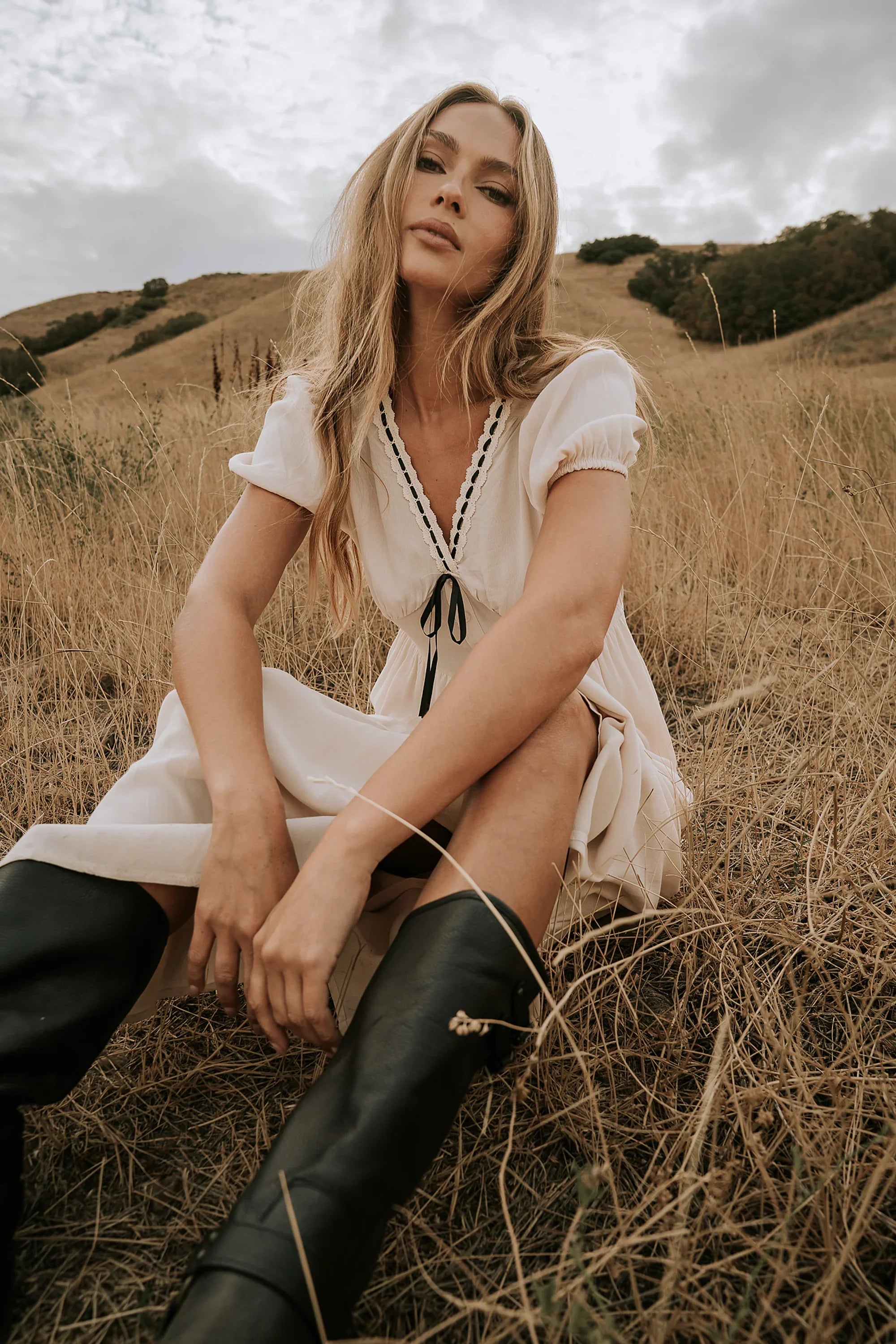 Kaydence Maxi Dress in Cream
