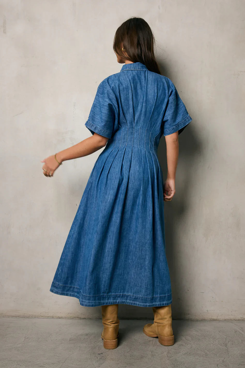 Kolby Button Front Maxi Dress