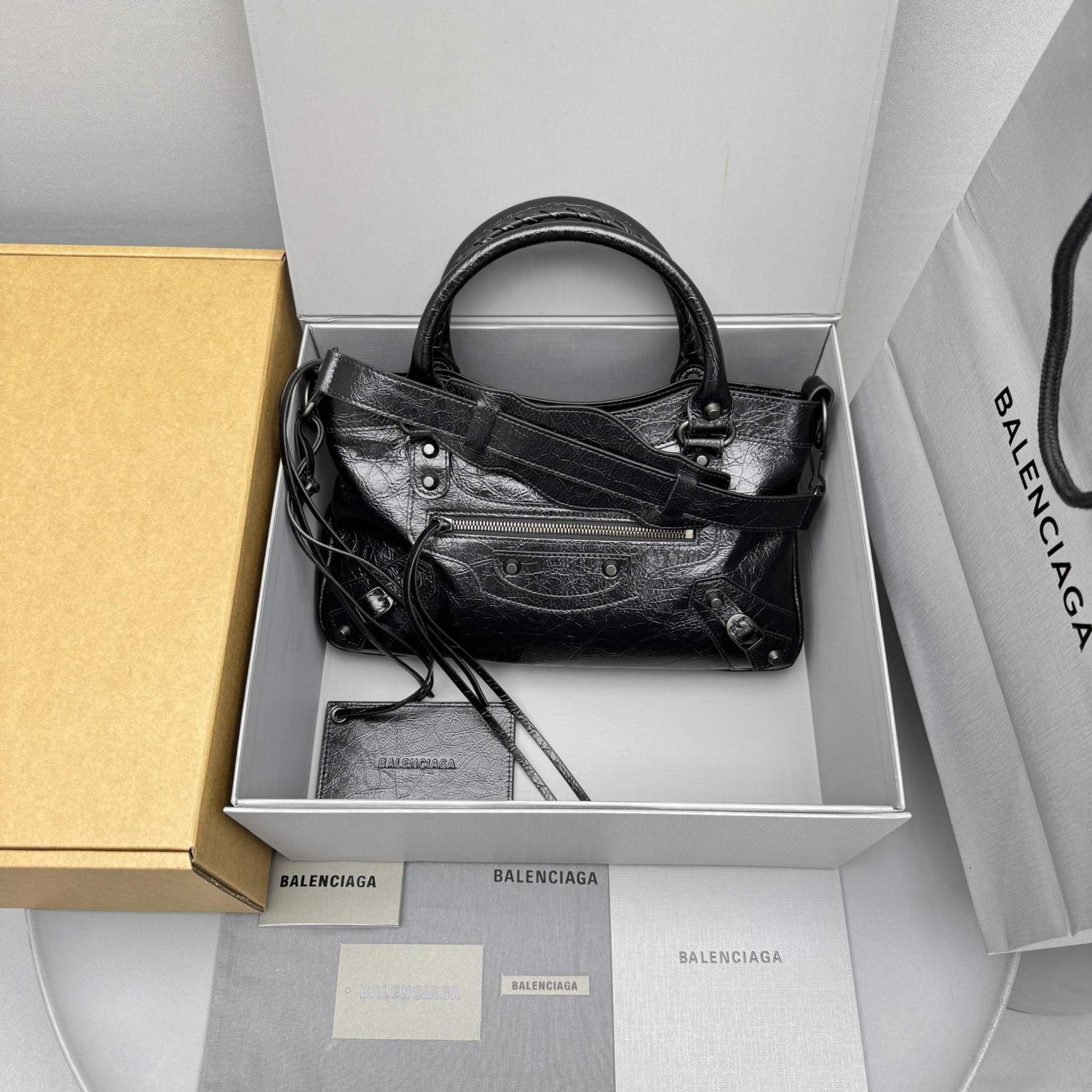 Balenciaga Le City Bag Medium in Black #333603