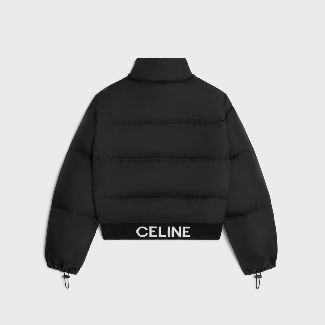 Celine Men's And Women's Winter Fashion Classic Solid Color High Neck Zipper Goose Down Jacket #79419
