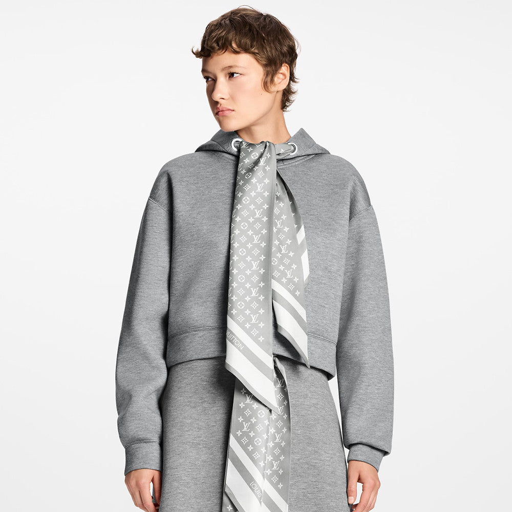 Louis Vuitton Fall/Winter Cropped Monogram Scarf Hoodie #332734