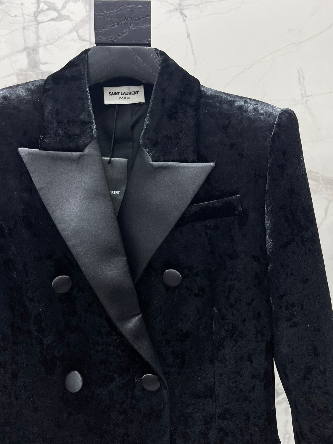 Saint Laurent Women's Velvet Blazer #333904