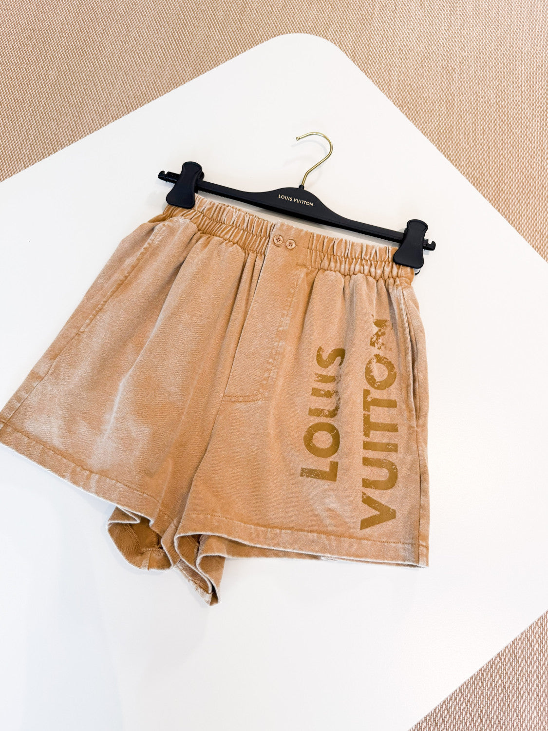 Louis Vuitton Vintage Effect T-shirt Shorts #317096
