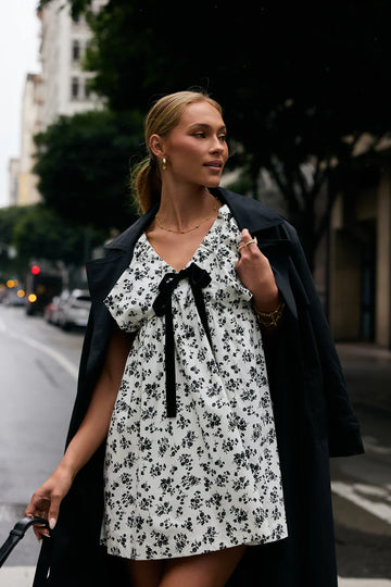 Margot Floral Babydoll Dress