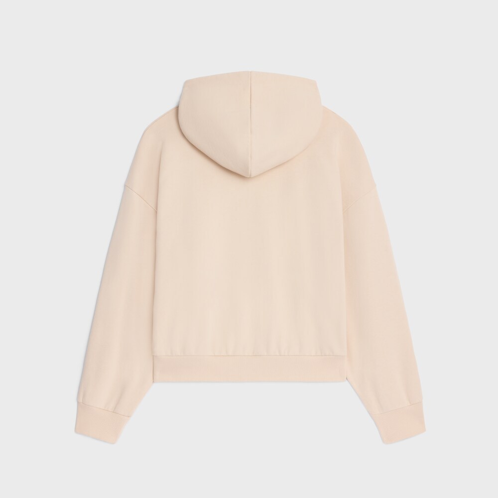 Celine Women's Fall/winter Fashion Casual Oversized Hooded Sweatshirt With Flocked Letter Double C Logo Hooded Sweatshirt #78456