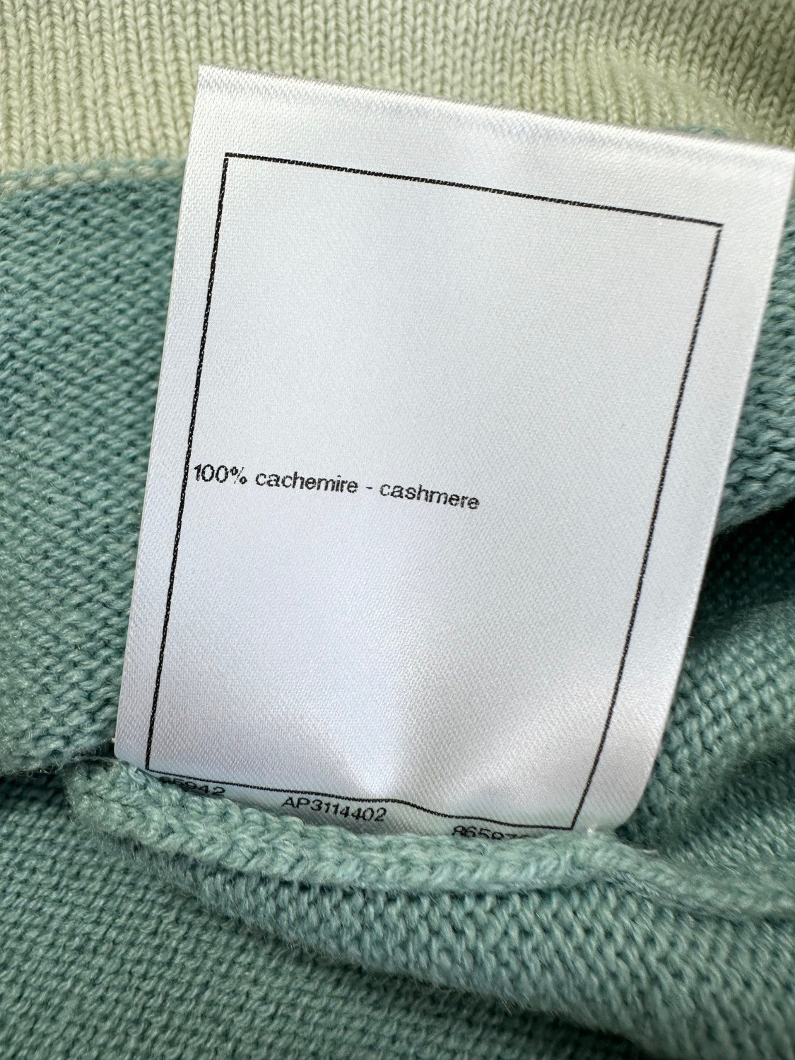 Chanel Women's Cashmere Knitted Suspender Belt #321112