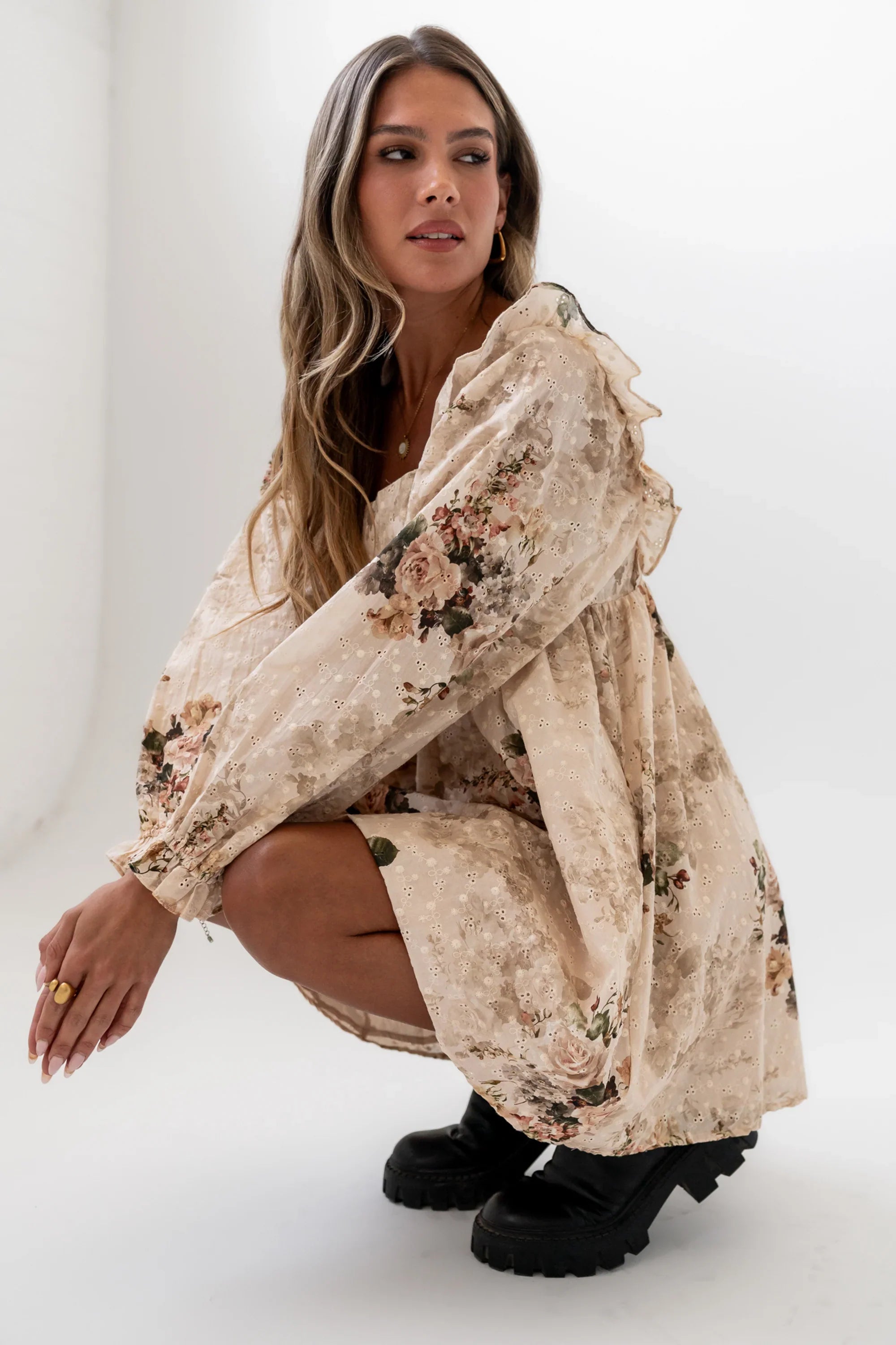 Kathy Floral Mini Dress