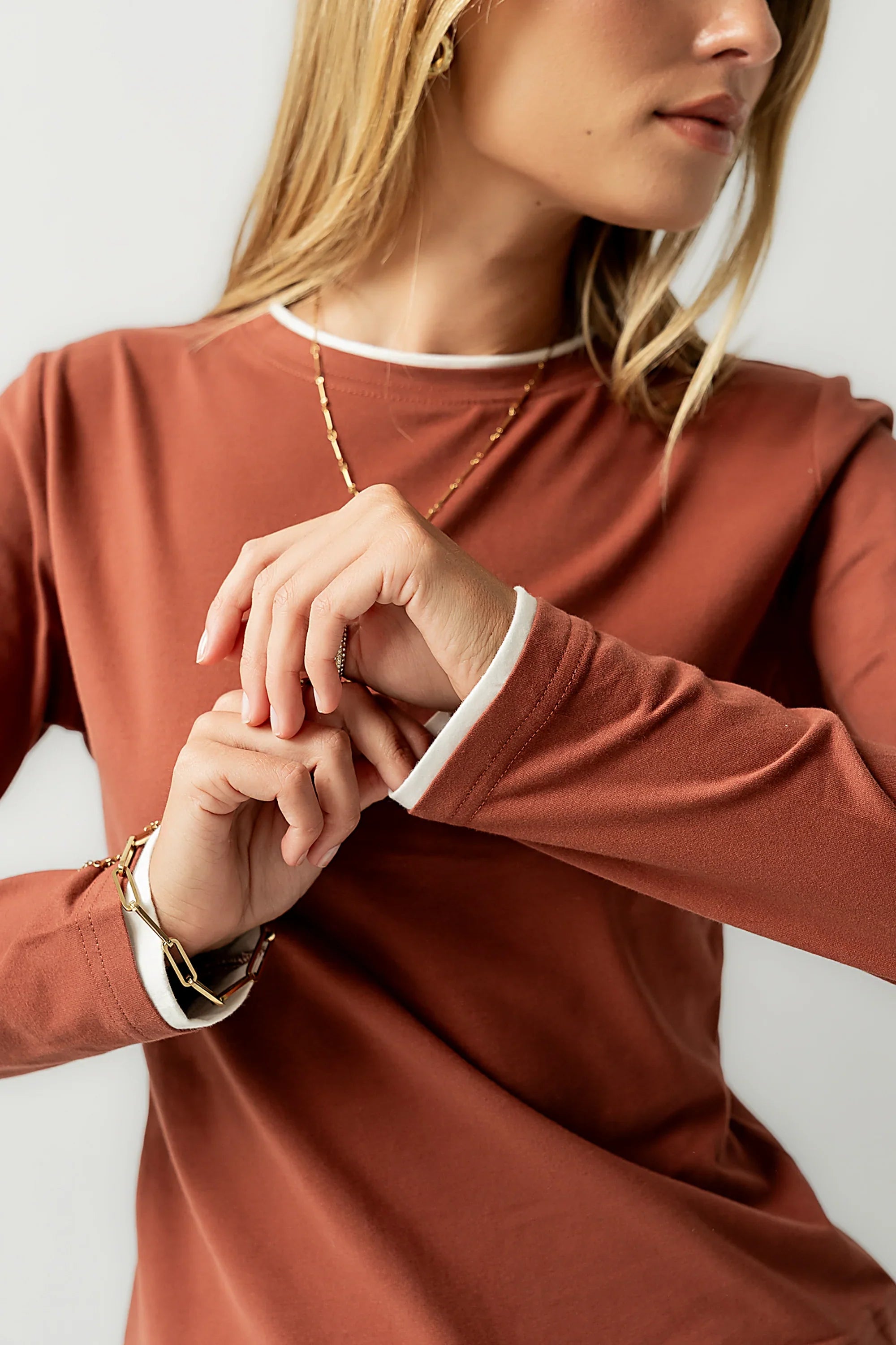 Destiny Double Layer Top in Rust